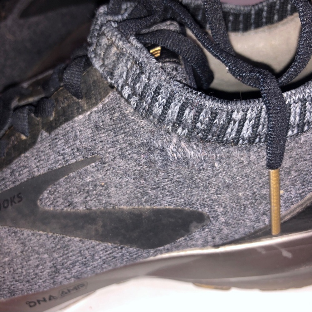 Brooks Gray Athletic Shoes - Picture 7 of 9